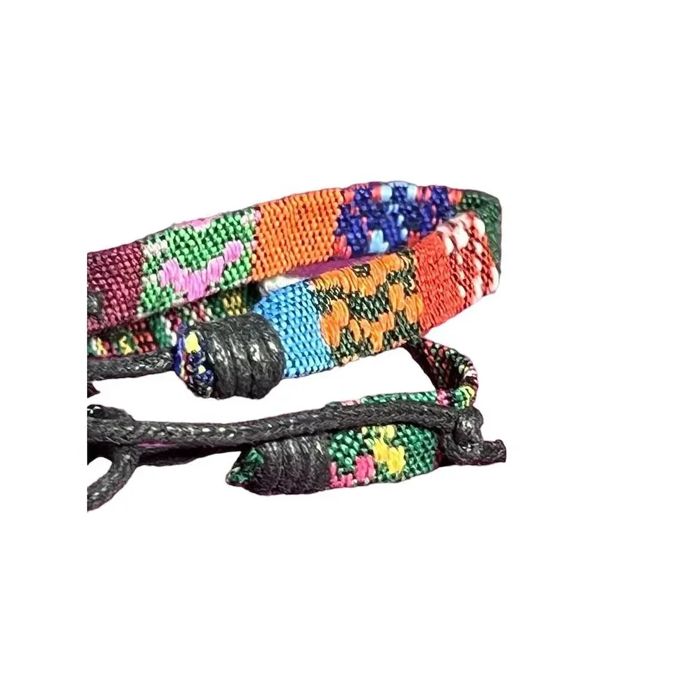 Bohemian Woven Bracelet Adjustable Multicolor Unisex - Picture 7 of 7